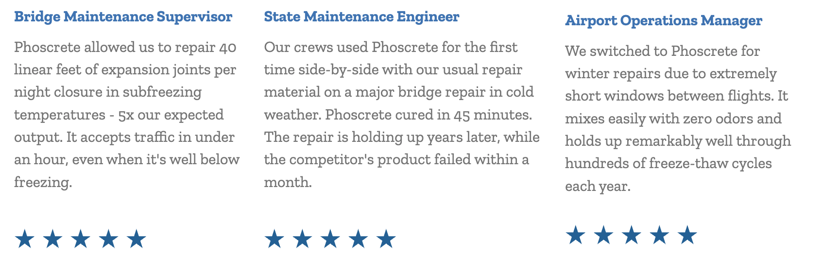 Our trusted customers